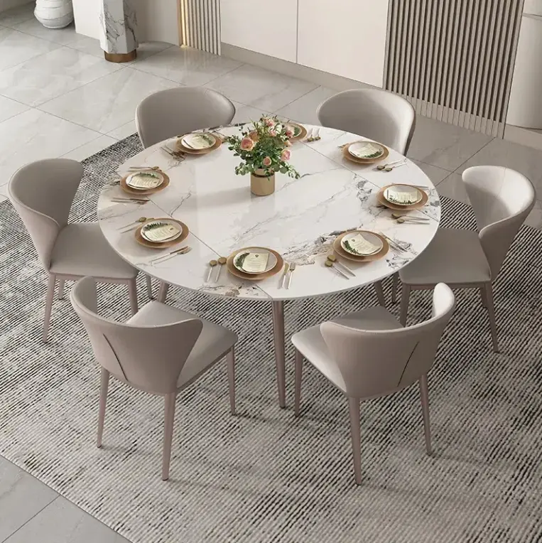 Sintered Dining Set With Marble Top - Image 4