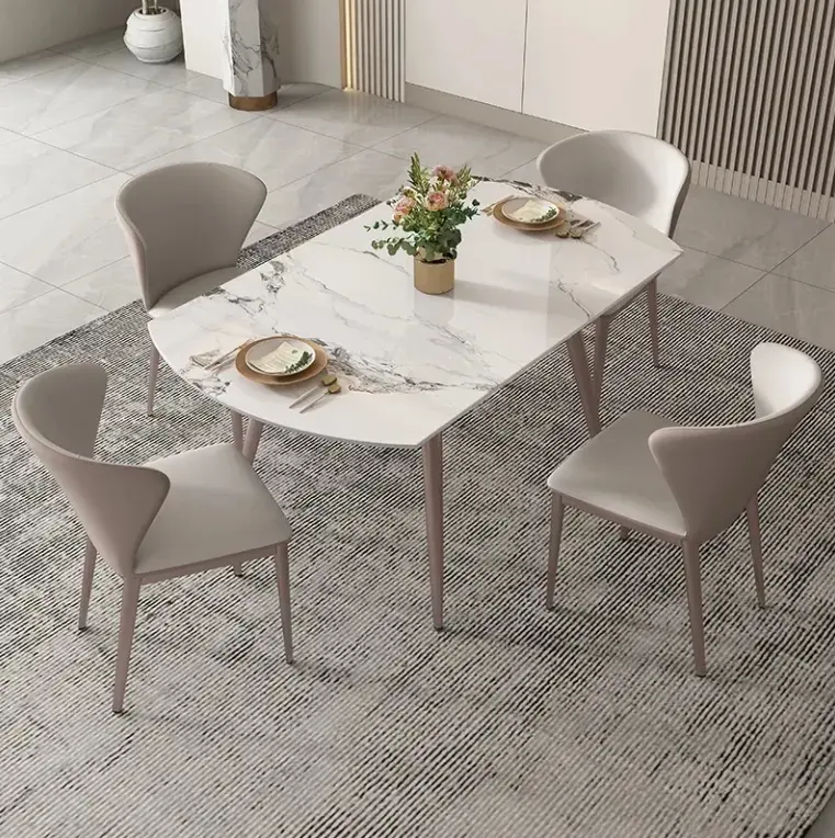 Sintered Dining Set With Marble Top - Image 3