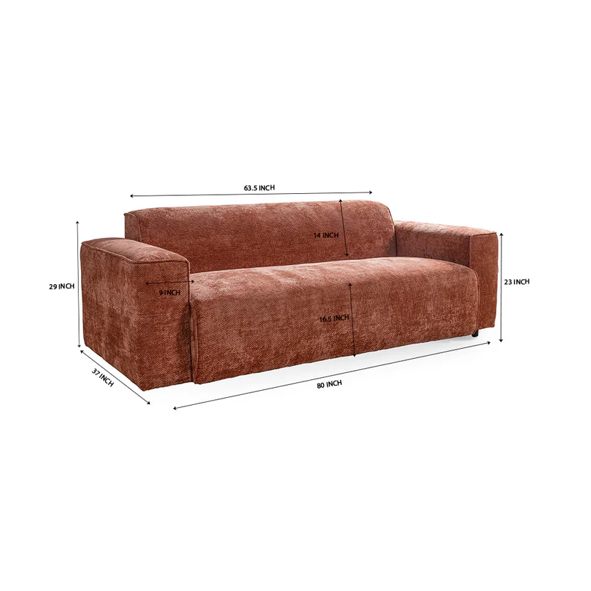 Rene 3 Seater Sofa - Image 7