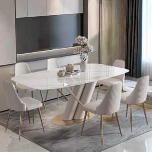 Bemrose Dining Set With Marble Top