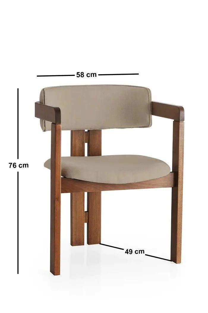 Tesla Dining Set With Marble Top - Image 7