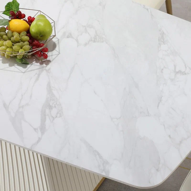 Trendy Dining Set With Marble Top - Image 3